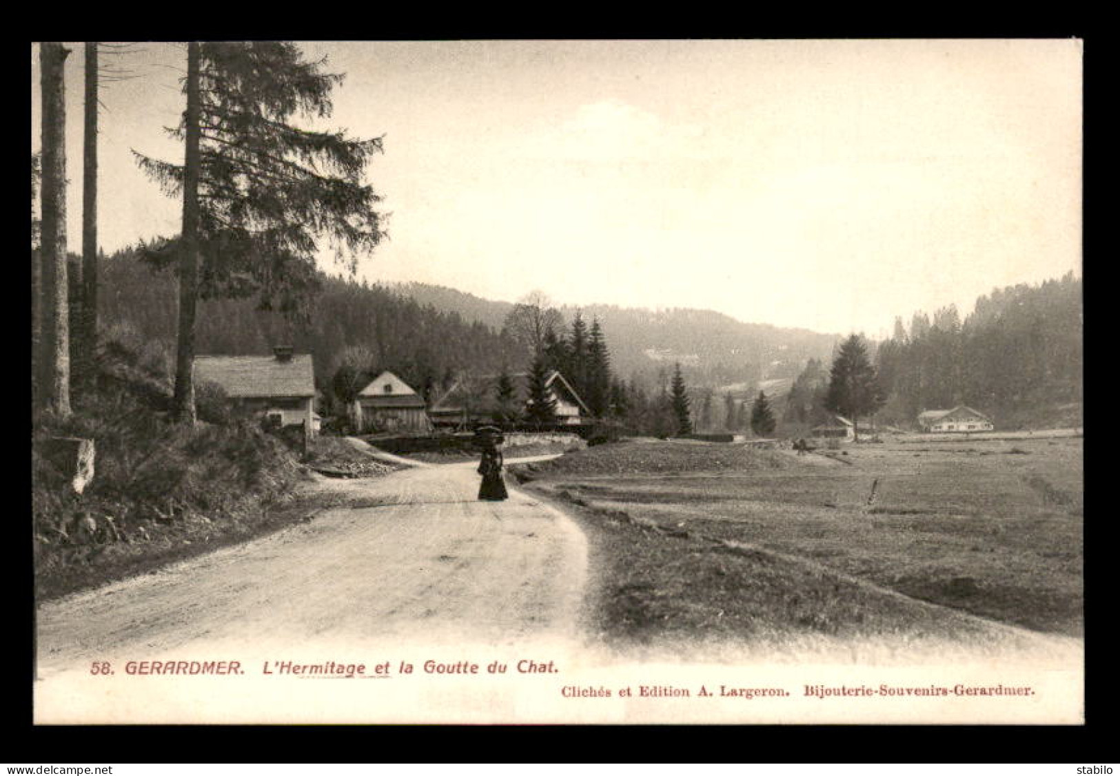 88 - GERARDMER - L'HERMITAGE ET LA GOUTTE DU CHAT - Gerardmer