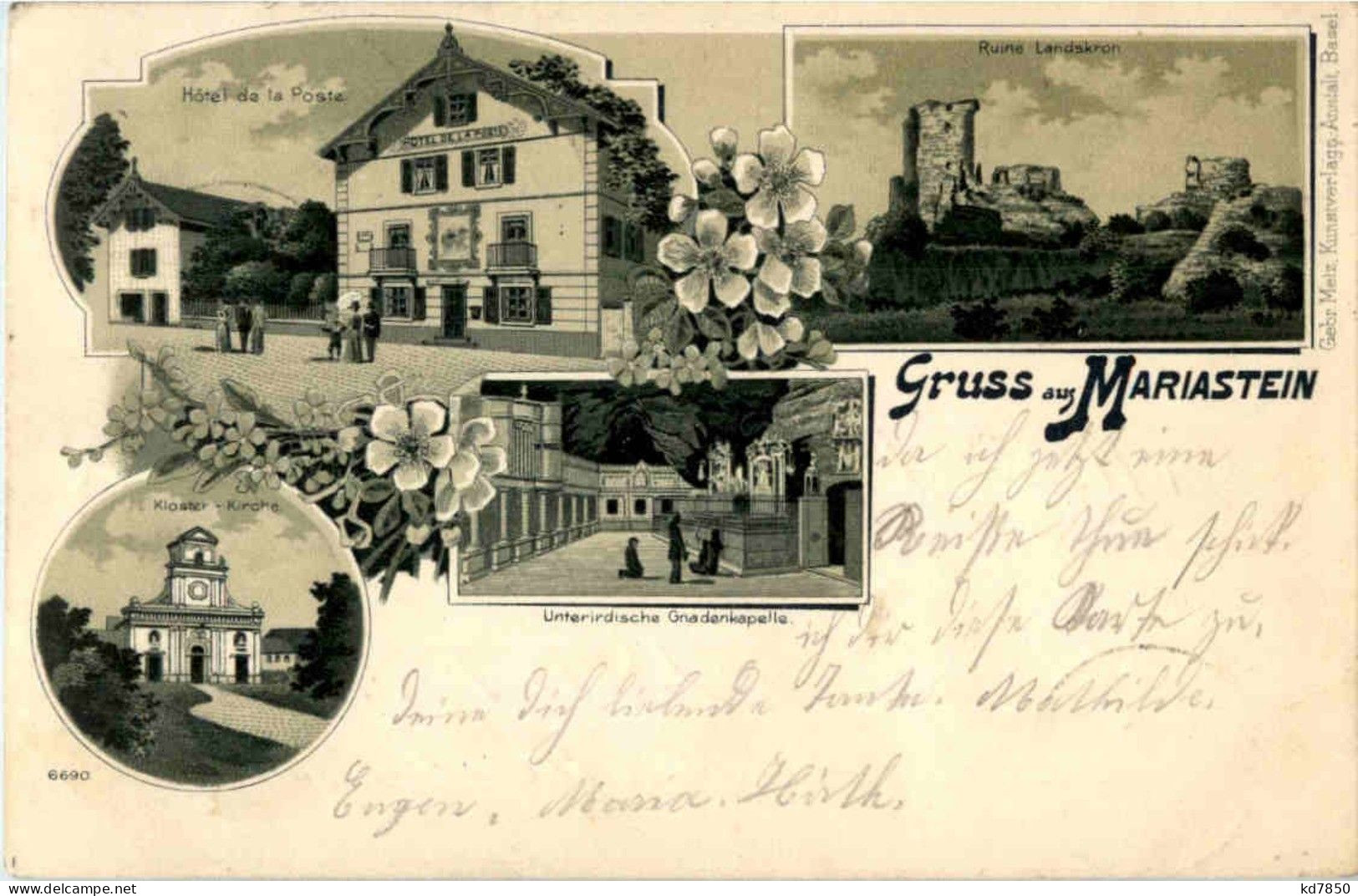 Gruss Aus Mariastein - Litho - Sonstige & Ohne Zuordnung