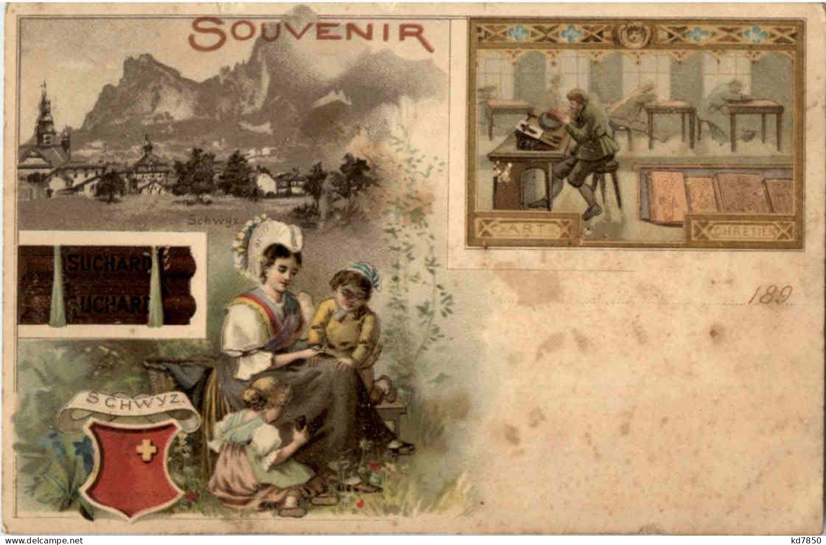 Schwyz - Suchard - Litho - Schwytz