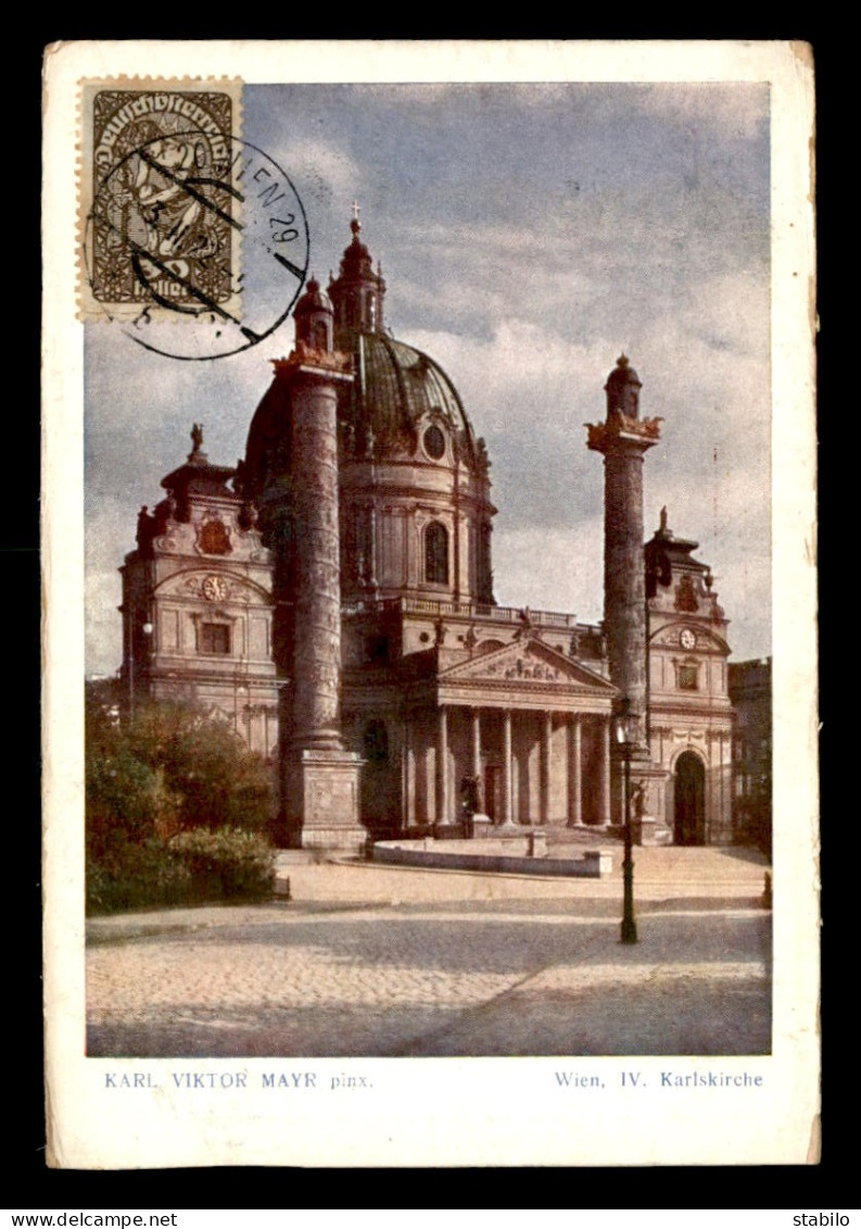 AUTRICHE - WIEN - KARLSKIRCHE - Otros & Sin Clasificación