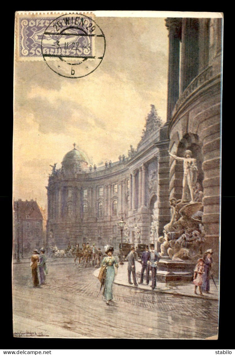 AUTRICHE - WIEN - MICHAELERPLATZ - ILLUSTRATEUR LUDWIG HANS FISCHER - Otros & Sin Clasificación