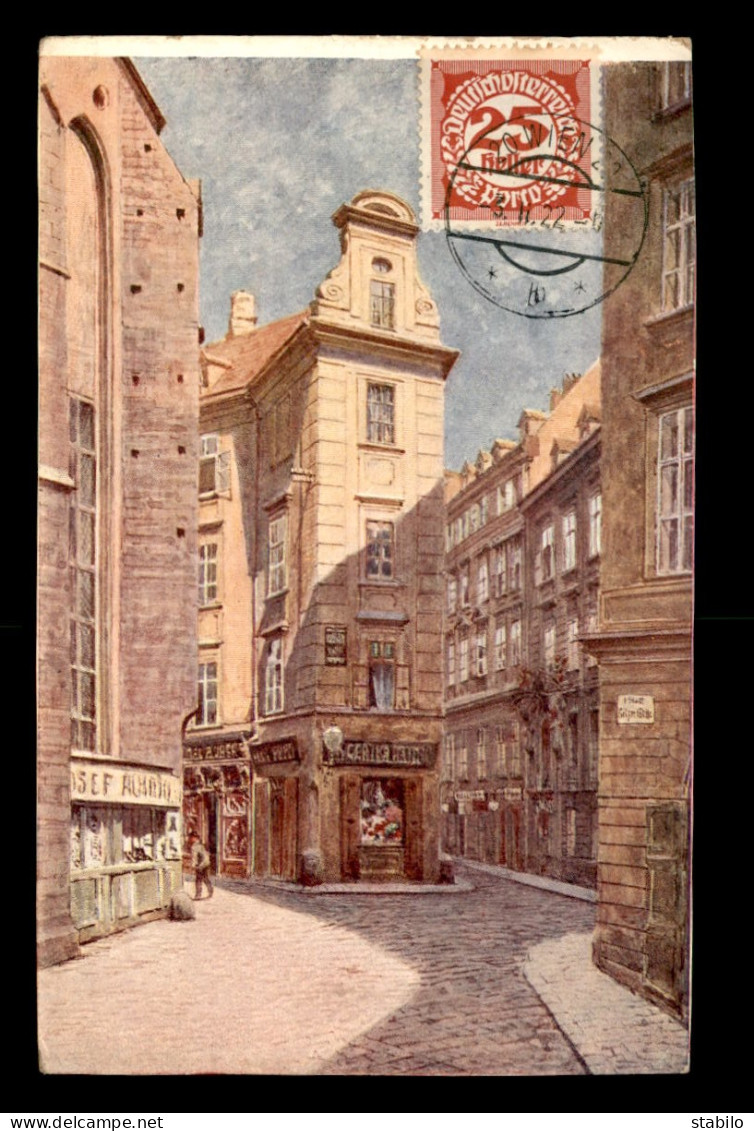 AUTRICHE - WIEN - SEITZERGASSE - ILLUSTRATEUR LUDWIG HANS FISCHER - Sonstige & Ohne Zuordnung