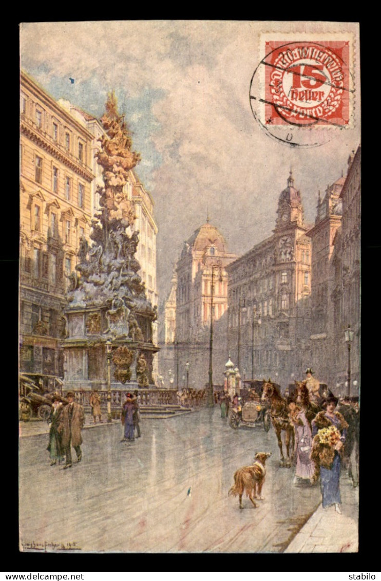 AUTRICHE - WIEN - GRABEN - ILLUSTRATEUR LUDWIG HANS FISCHER - Sonstige & Ohne Zuordnung