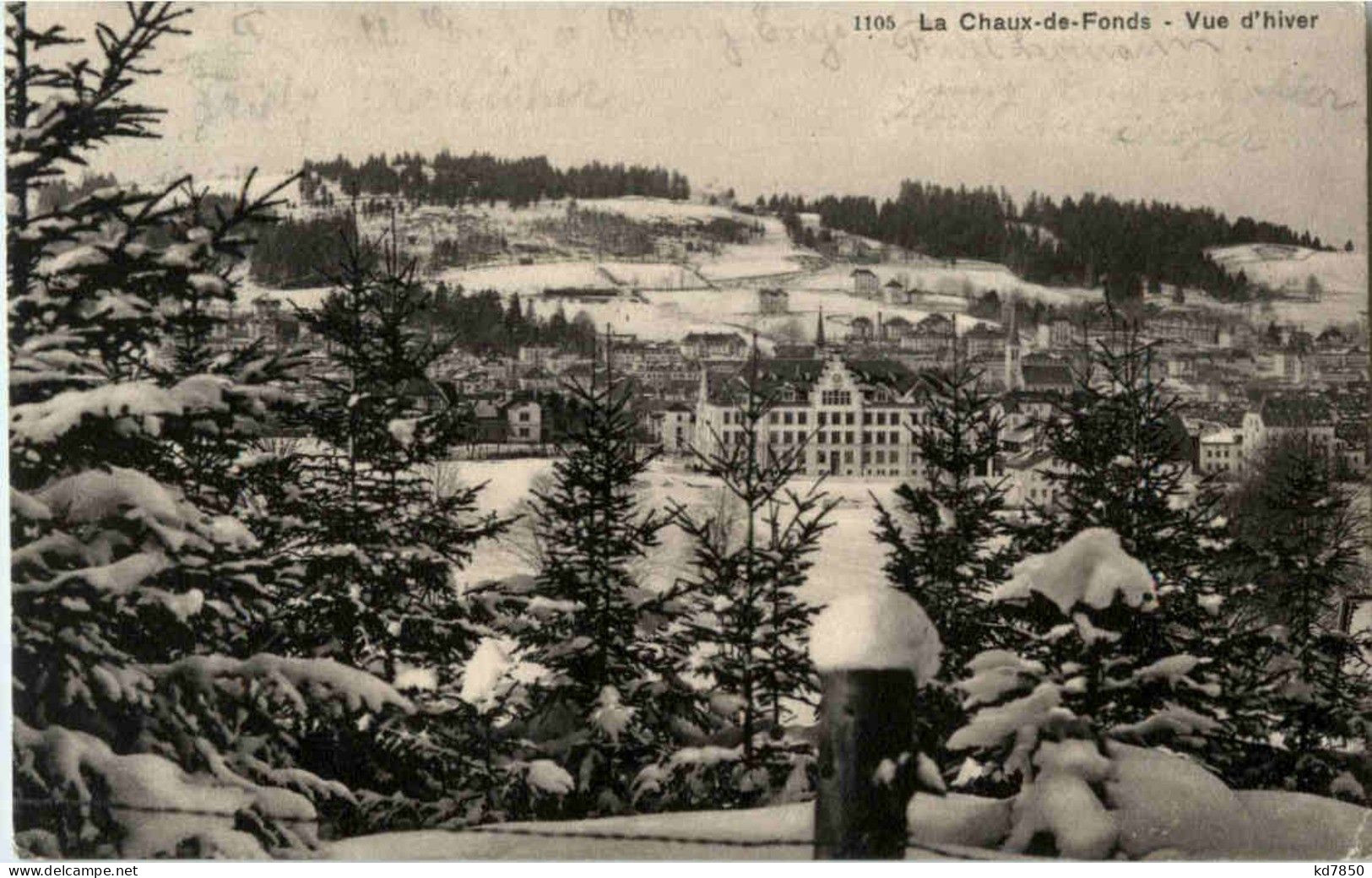 La Chaux De Fonds - Vue D Hiver - La Chaux-de-Fonds