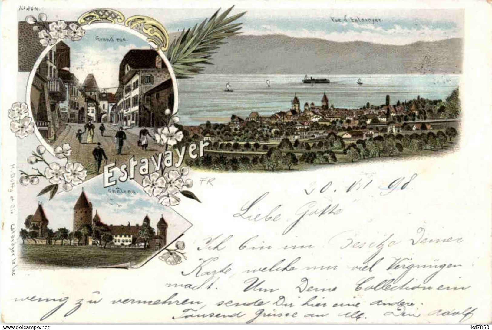 Estavayer 1898 - Estavayer