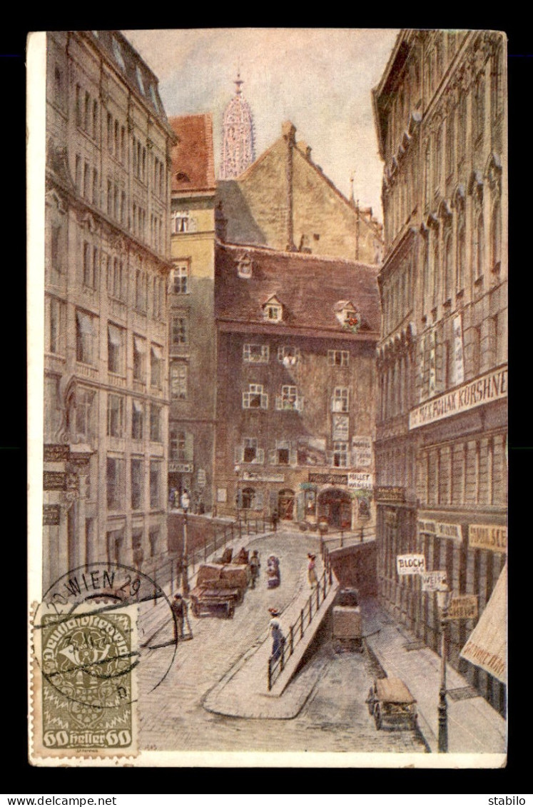 AUTRICHE - WIEN - STERNGASSE - ILLUSTRATEUR LUDWIG HANS FISCHER - Sonstige & Ohne Zuordnung