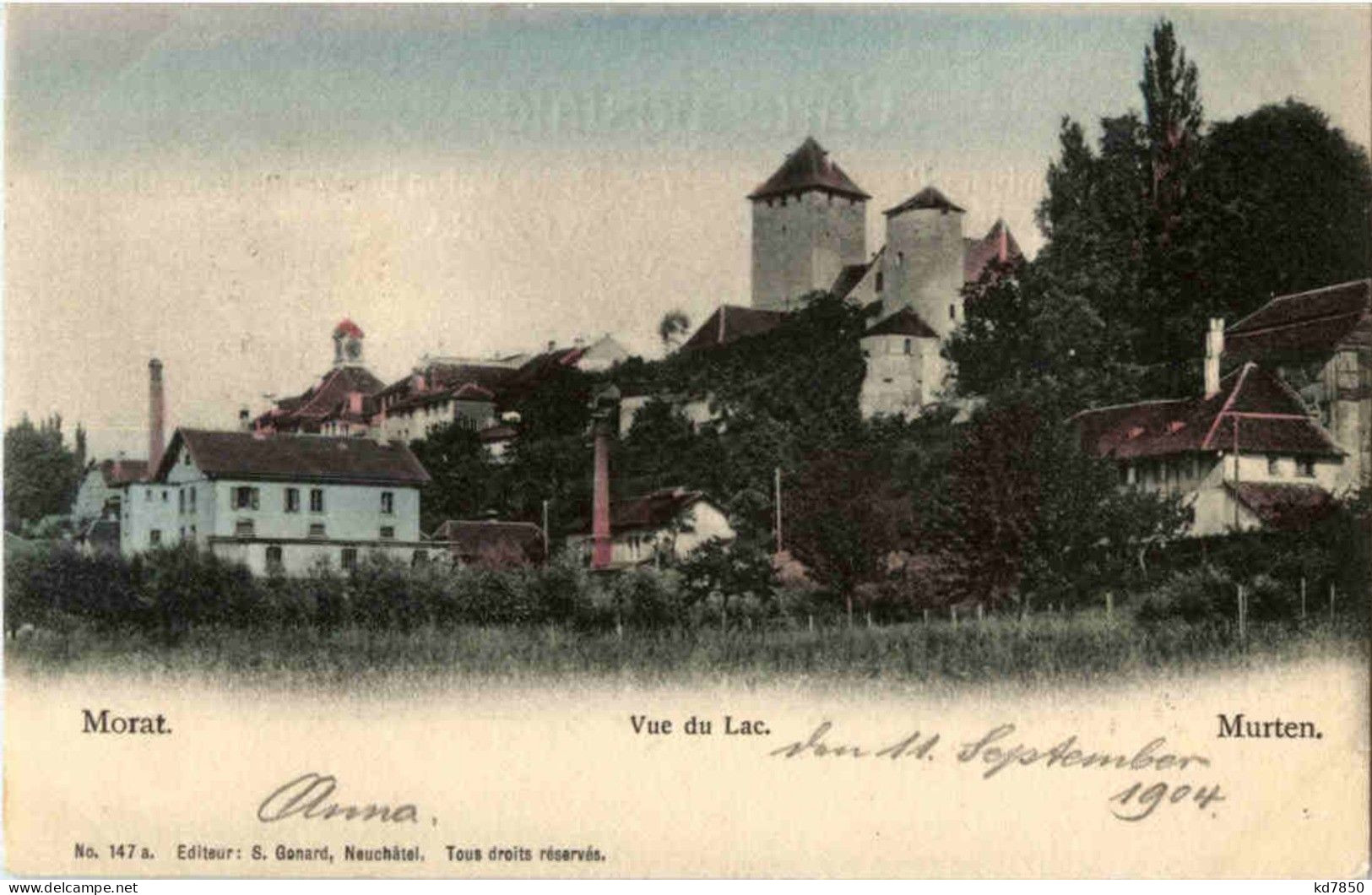 Morat - Murten - Vue Du Lac - Morat