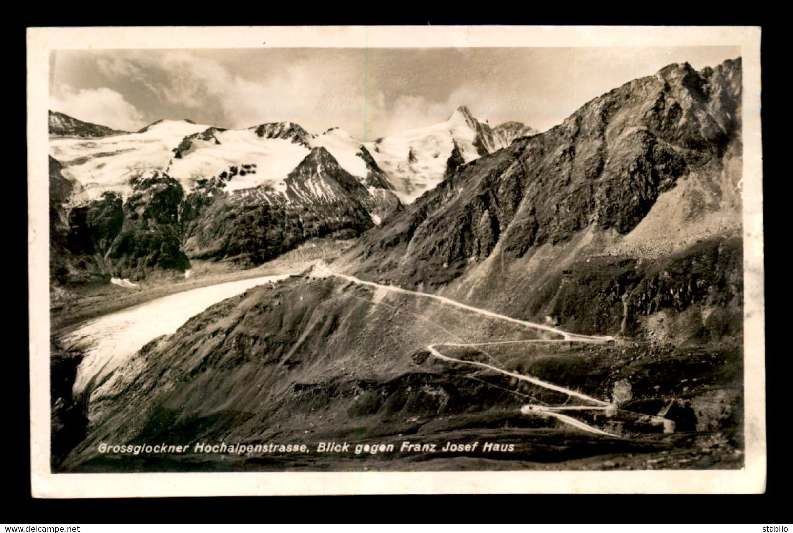 AUTRICHE - GROSSGLOCKNER HOCHALPANSTRASSE - BLICK GEGEN FRANZ JOSEF HAUS - Otros & Sin Clasificación