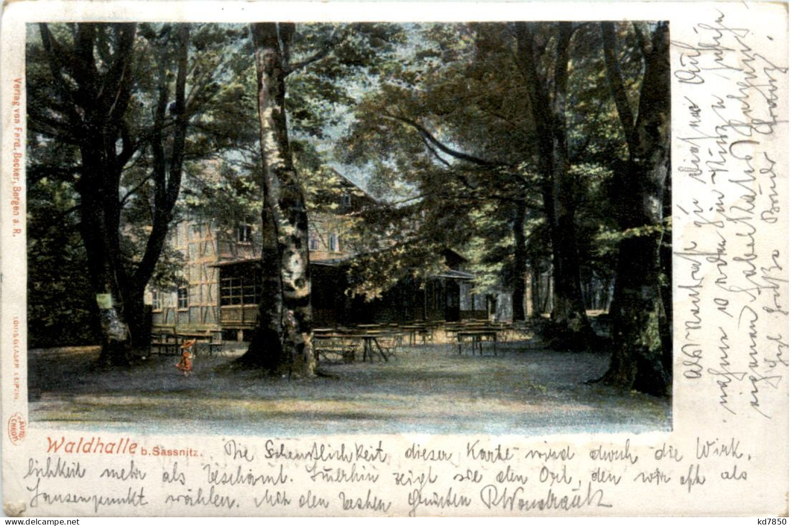 Waldhalle Bei Sassnitz - Sonstige & Ohne Zuordnung