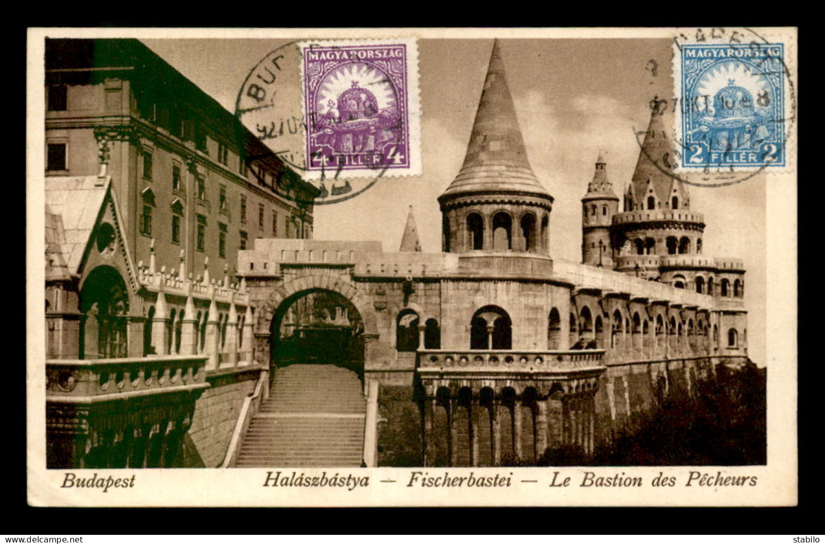 HONGRIE - BUDAPEST - LE BASTION DES PECHEURS - Hungría