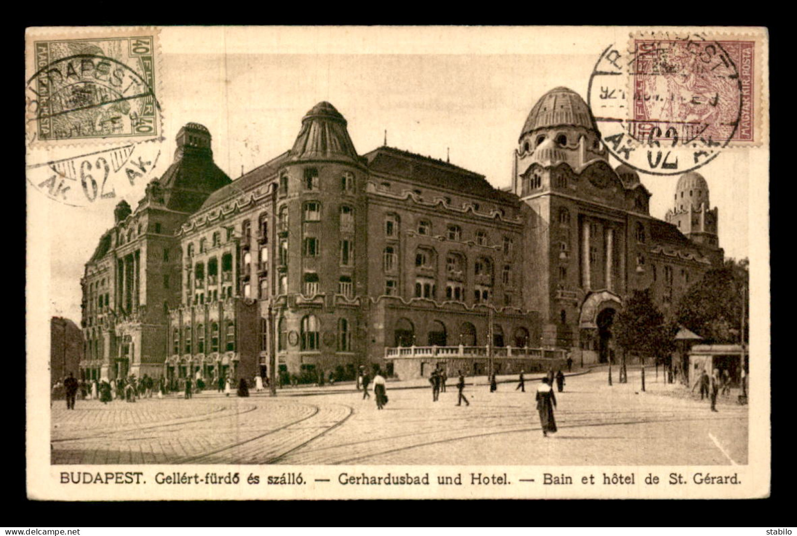 HONGRIE - BUDAPEST - BAIN ET HOTEL DE ST-GERARD - Hungría