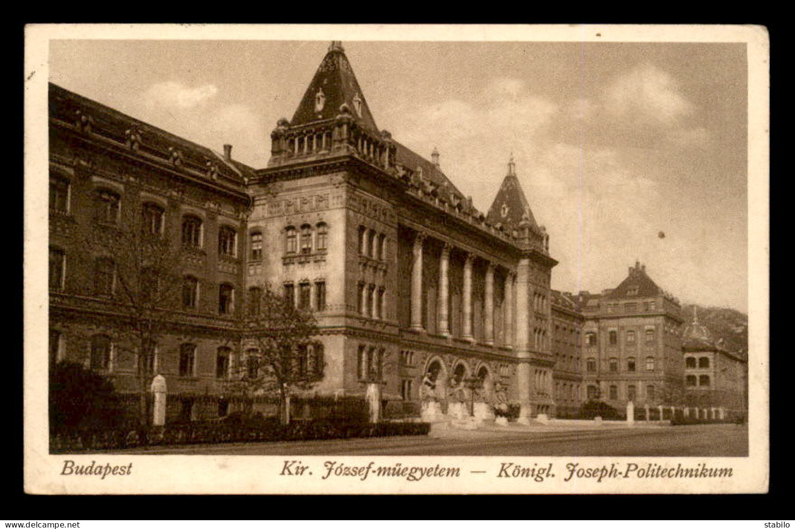 HONGRIE - BUDAPEST - UNIVERSITE POLYTECHNIQUE - Hungría