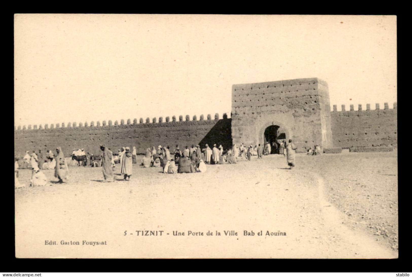 MAROC - SAHARA -  TIZNIT - UNE PORTE DE LA VILLE BAB EL AOUINA - Andere & Zonder Classificatie