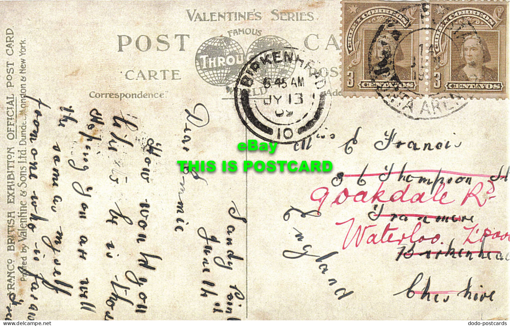 R574890 Flip Flap. Franco British Exhibition. London. 1908. Valentines Series. 1 - Other & Unclassified