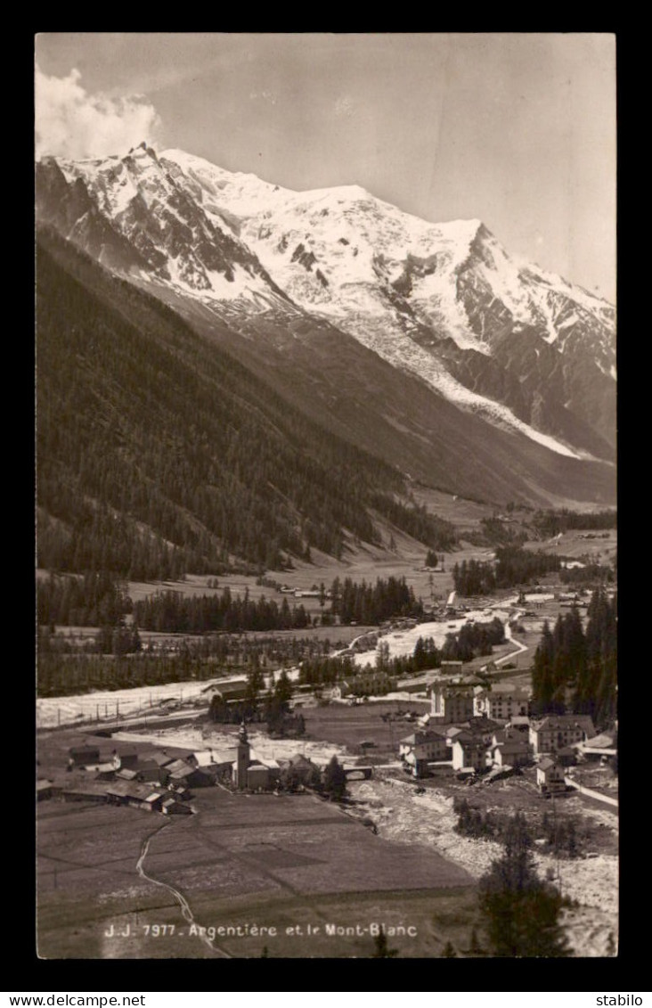 74 - ARGENTIERE - LE MONT-BLANC - Sonstige & Ohne Zuordnung