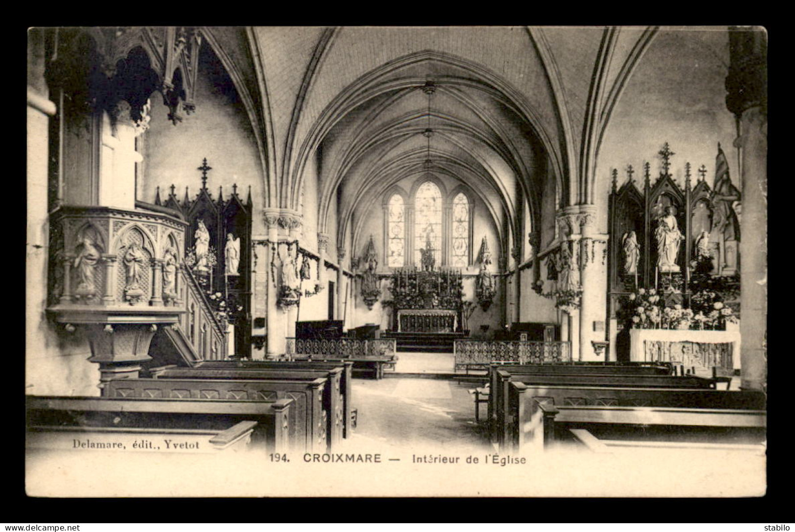 76 - CROIXMARE - INTERIEUR DE L'EGLISE - Andere & Zonder Classificatie