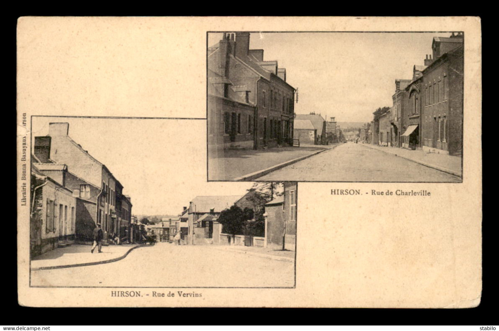 02 - HIRSON - RUE DE VERVINS - RUE DE CHARLEVILLE - Hirson