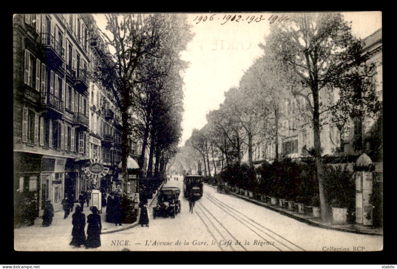 06 - NICE - AVENUE DE LA GARE - LE CAFE DE LA REGENCE - Autres & Non Classés