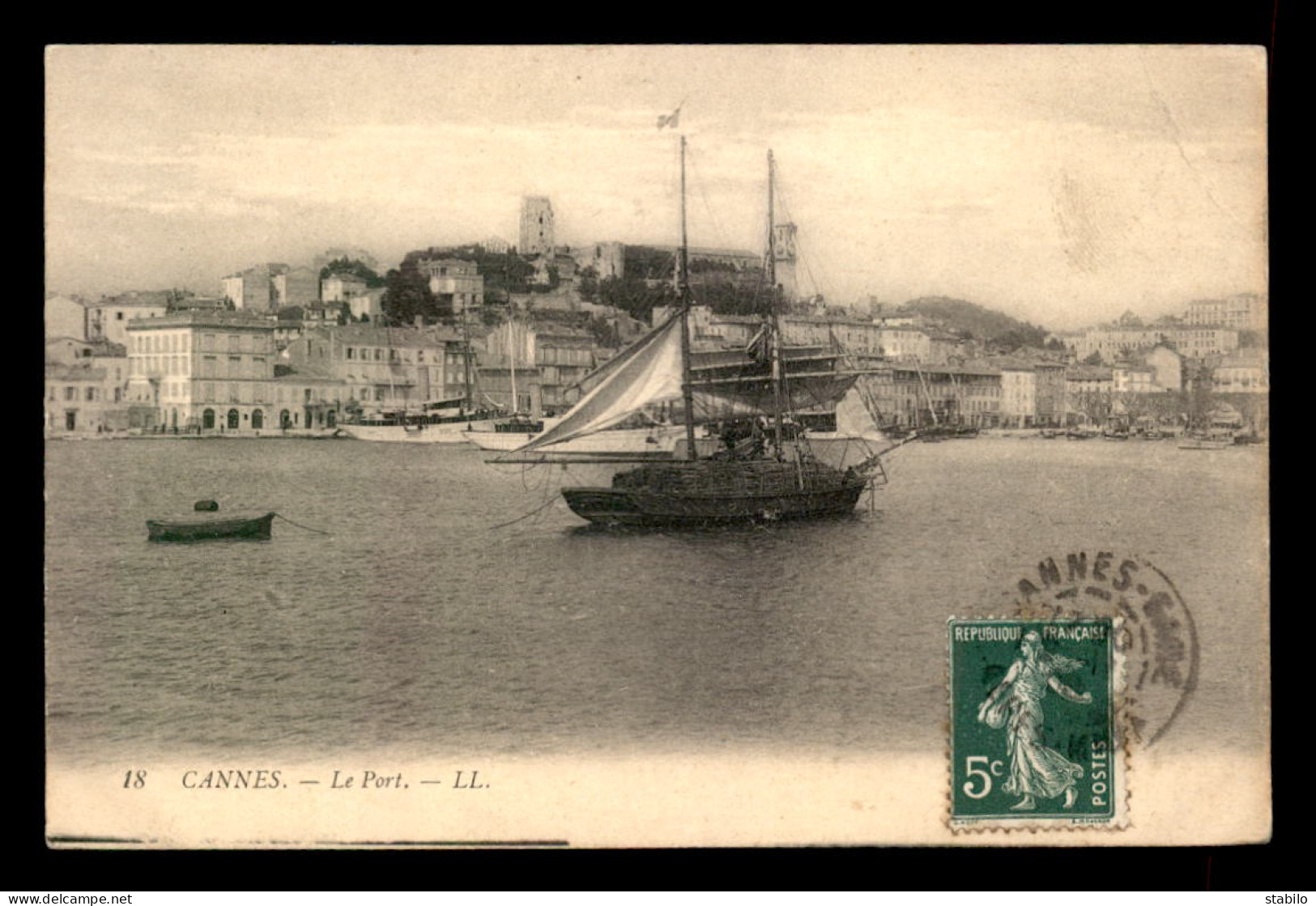 06 - CANNES - LE PORT - VOILIER - Cannes