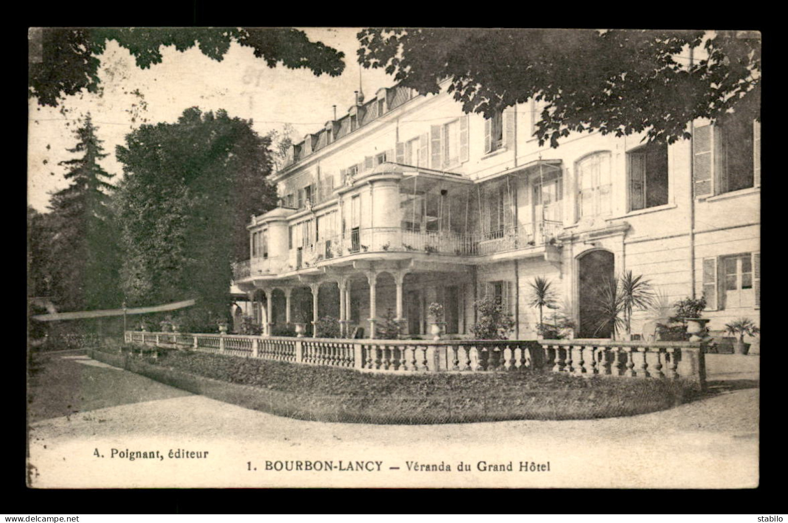 71 - BOURBON-LANCY - VERANDA DU GRAND HOTEL - Other & Unclassified