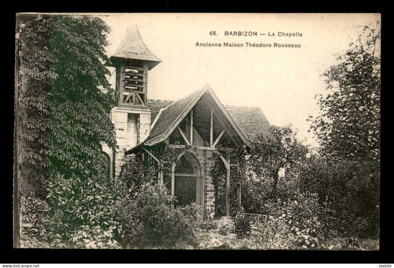 77 - BARBIZON - LA CHAPELLE - ANCIENNE MAISON THEODORE ROUSSEAU - Barbizon