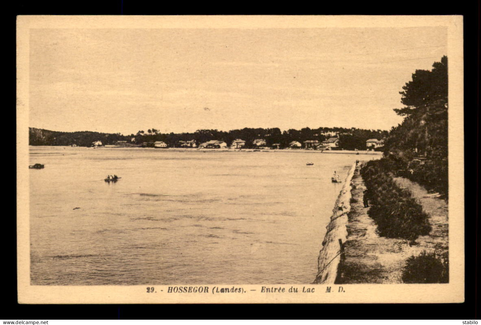 40 - HOSSEGOR - ENTREE DU LAC - Hossegor