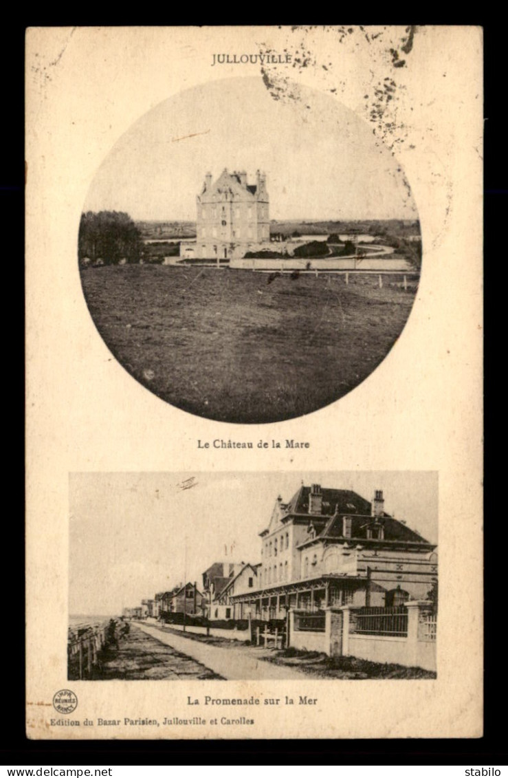 50 - JULLOUVILLE - LE CHATEAU DE LA MARE - LA PROMENADE SUR LA MER - Autres & Non Classés