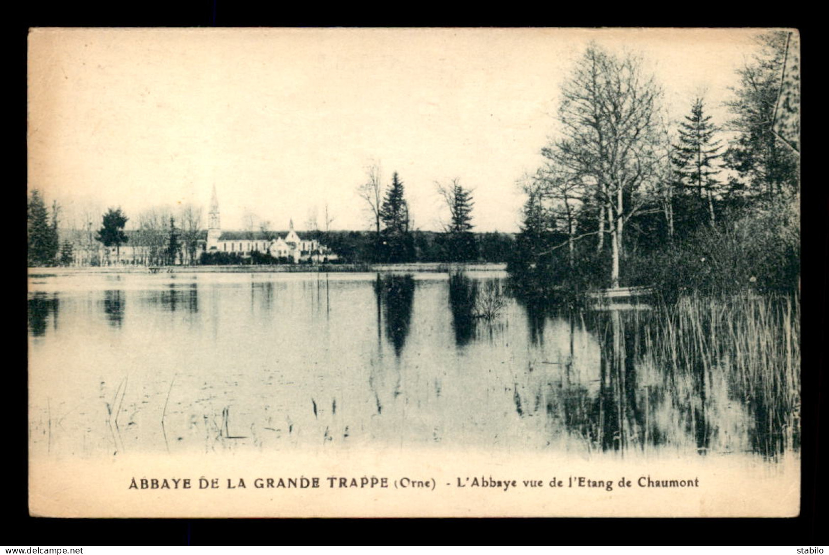 61 - LA GRANDE TRAPPE - L'ABBAYE VUE DE L'ETANG DE CHAUMONT - Sonstige & Ohne Zuordnung