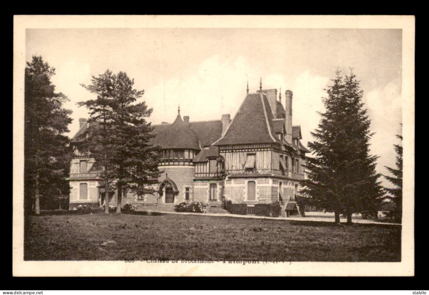 35 - PAIMPONT - LE CHATEAU DE BRONCELIANDE - Paimpont