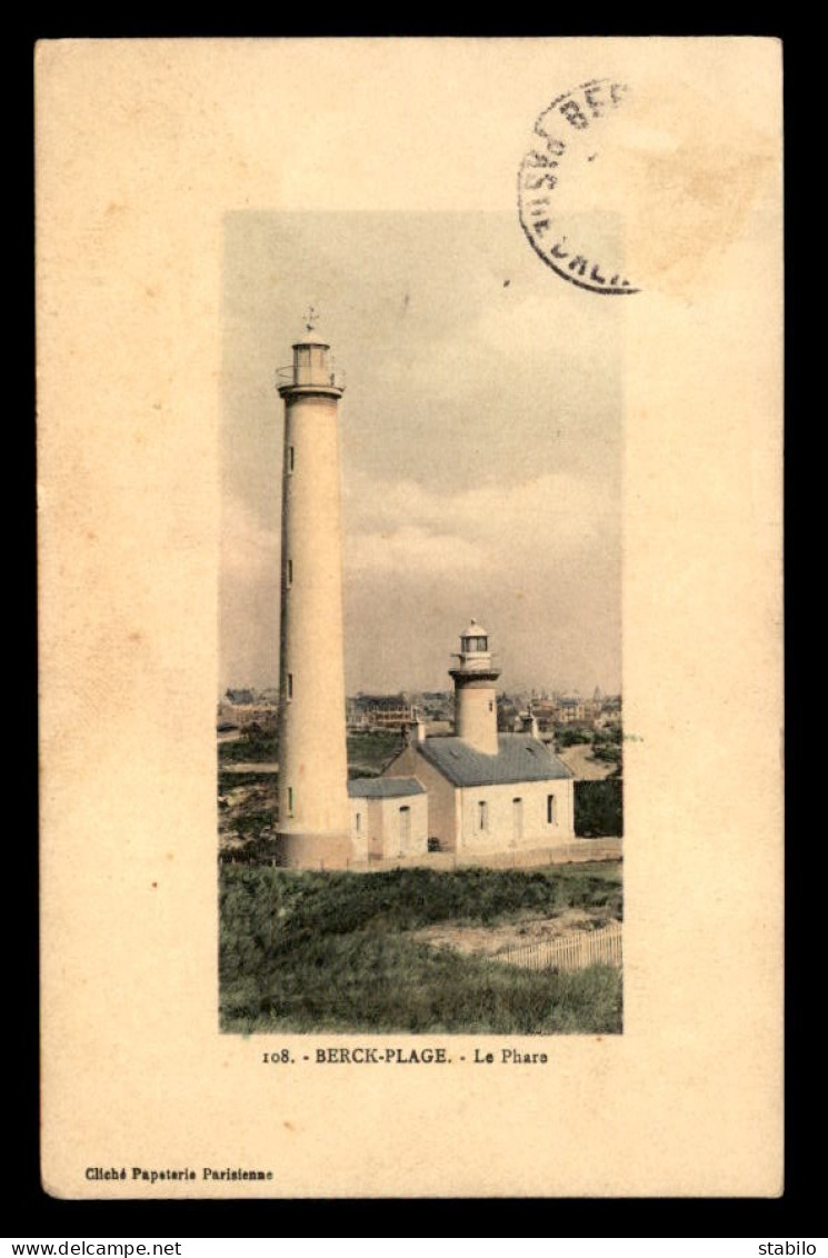 62 - WIMEREUX - LE PHARE - CARTE COLORISEE - Other & Unclassified