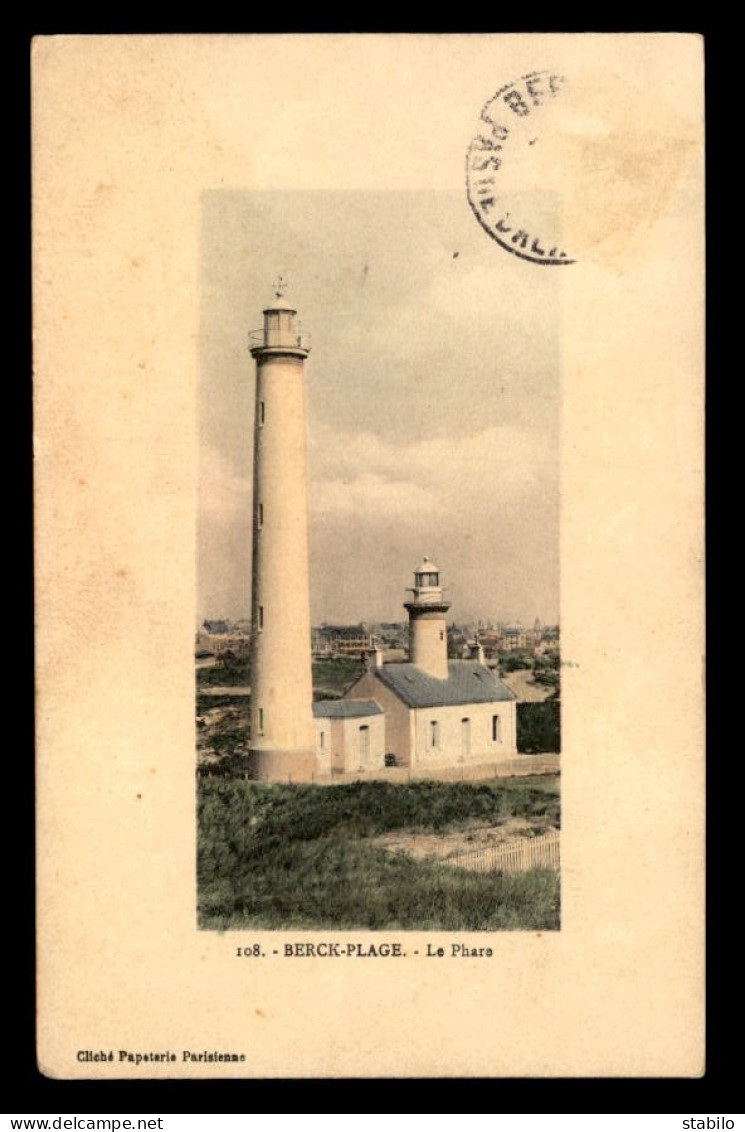 62 - WIMEREUX - LE PHARE - CARTE COLORISEE - Altri & Non Classificati