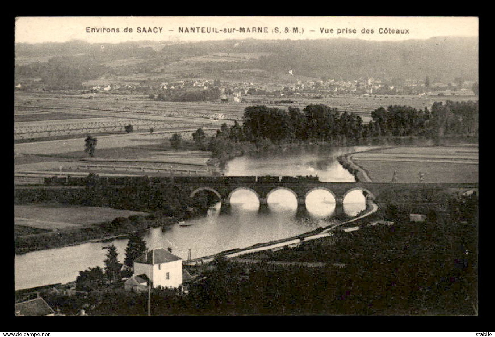 77 - NANTEUIL-SUR-ARNE - VUE PRISE DES COTEAUX - Autres & Non Classés