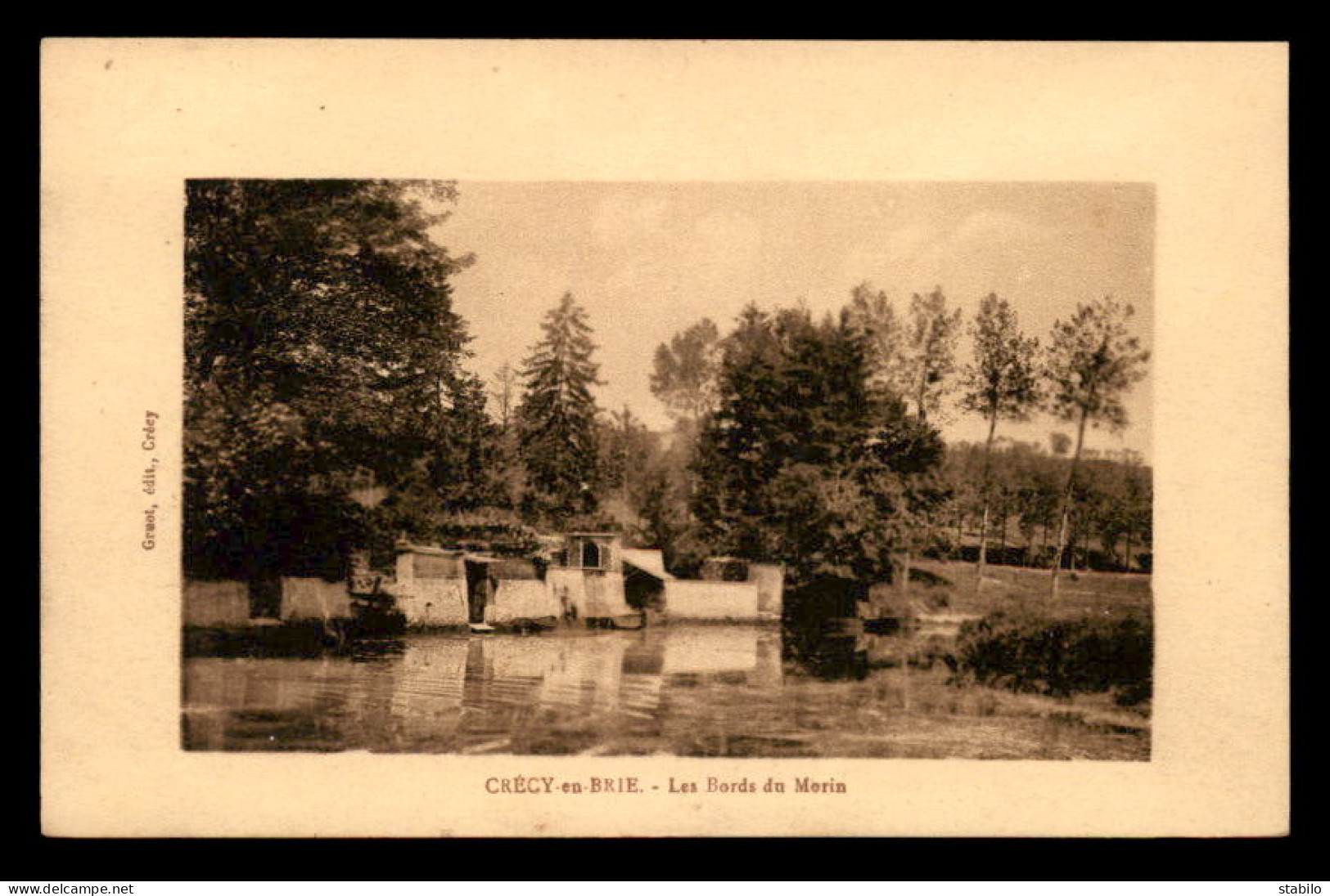 77 - CRECY-EN-BRIE - LES BORDS DU MORIN - Sonstige & Ohne Zuordnung