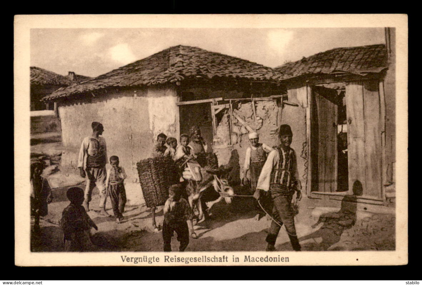MACEDOINE - FAMILLE DE PAYSANS - Noord-Macedonië