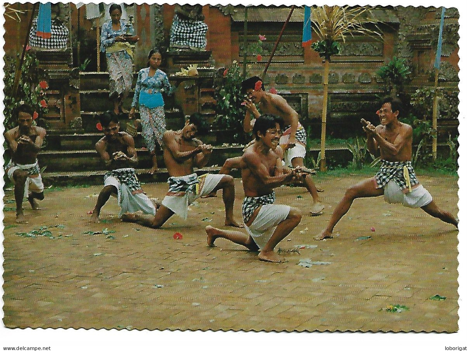 THE KRIS DANCERS OF THE BARONG PLAY.-  BALI.- ( INDONESIA ) - Indonesië