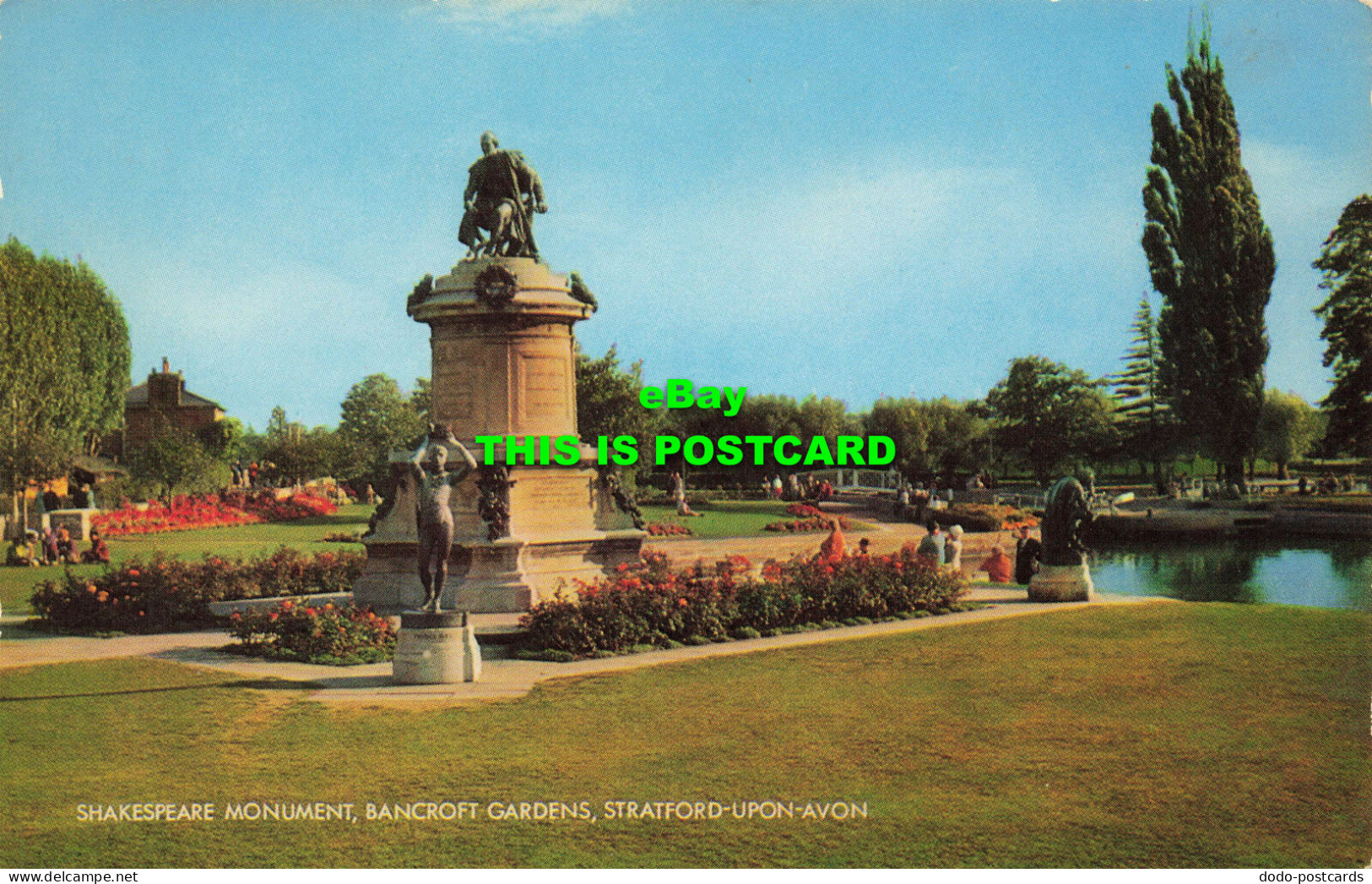 R573900 Shakespeare Monument. Bancroft Gardens. Stratford Upon Avon. Salmon - Monde