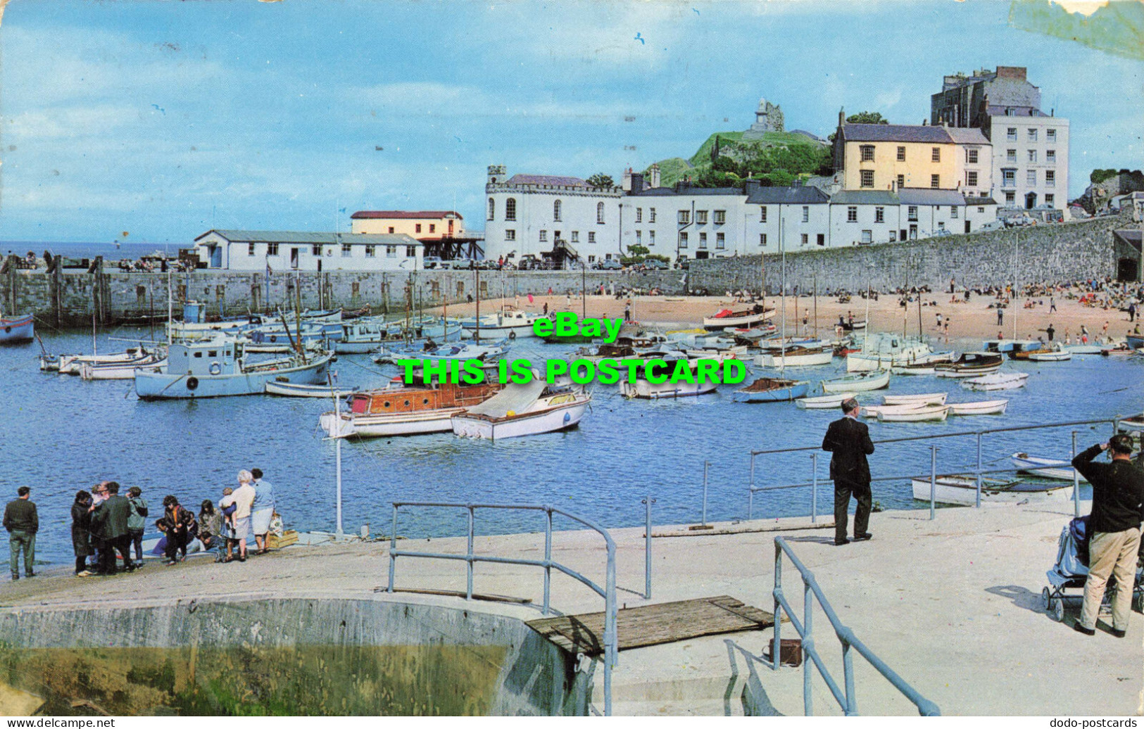 R573901 Harbour. Tenby. Natural Colour Series. Photographic Greeting Card. 1968 - Monde