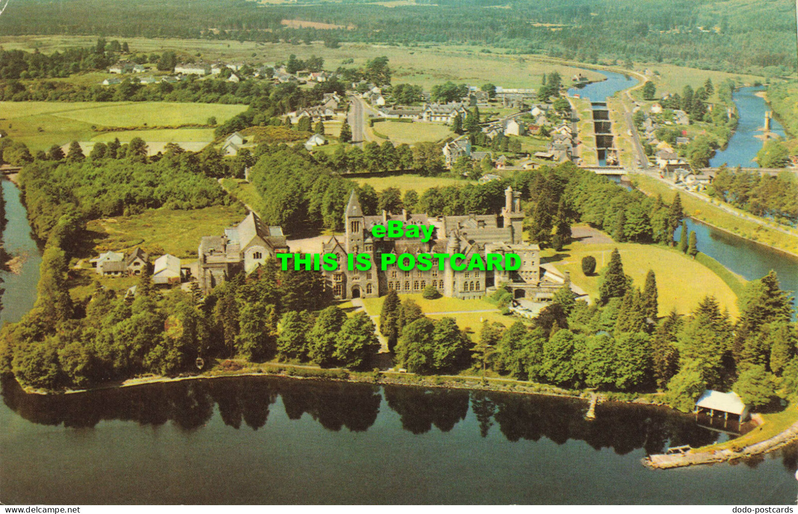 R573906 Fort Augustus Abbey And Village From Air. Colourmaster International. Pr - Monde