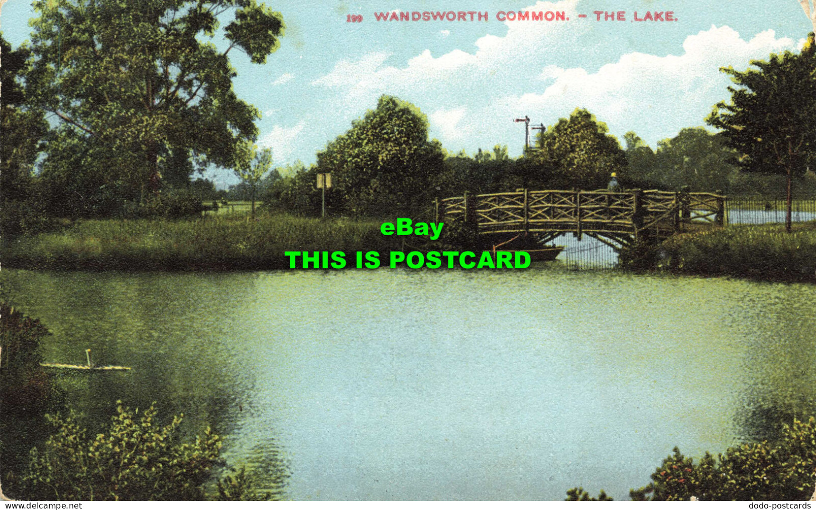 R574238 Wandsworth Common. Lake. 199. Charles Martin. 1905 - Wereld