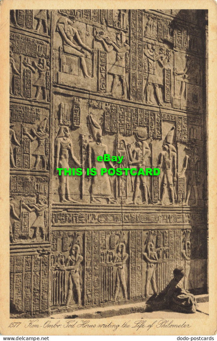 R574625 1577. Kom Ombo. God Horus Writing Life Of Philometer. Egypt. Lehnert And - Wereld
