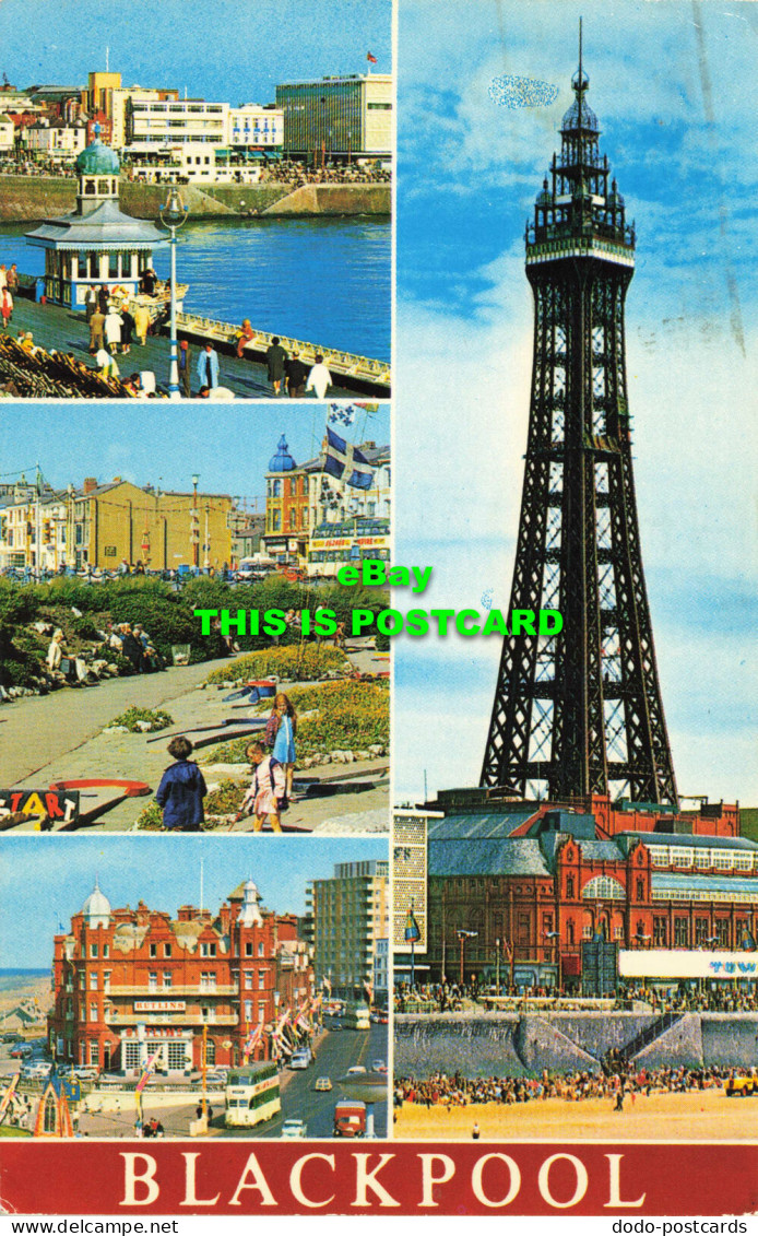 R574627 Blackpool. Color Gloss View Series. Bamforth. 1983. Multi View - Wereld