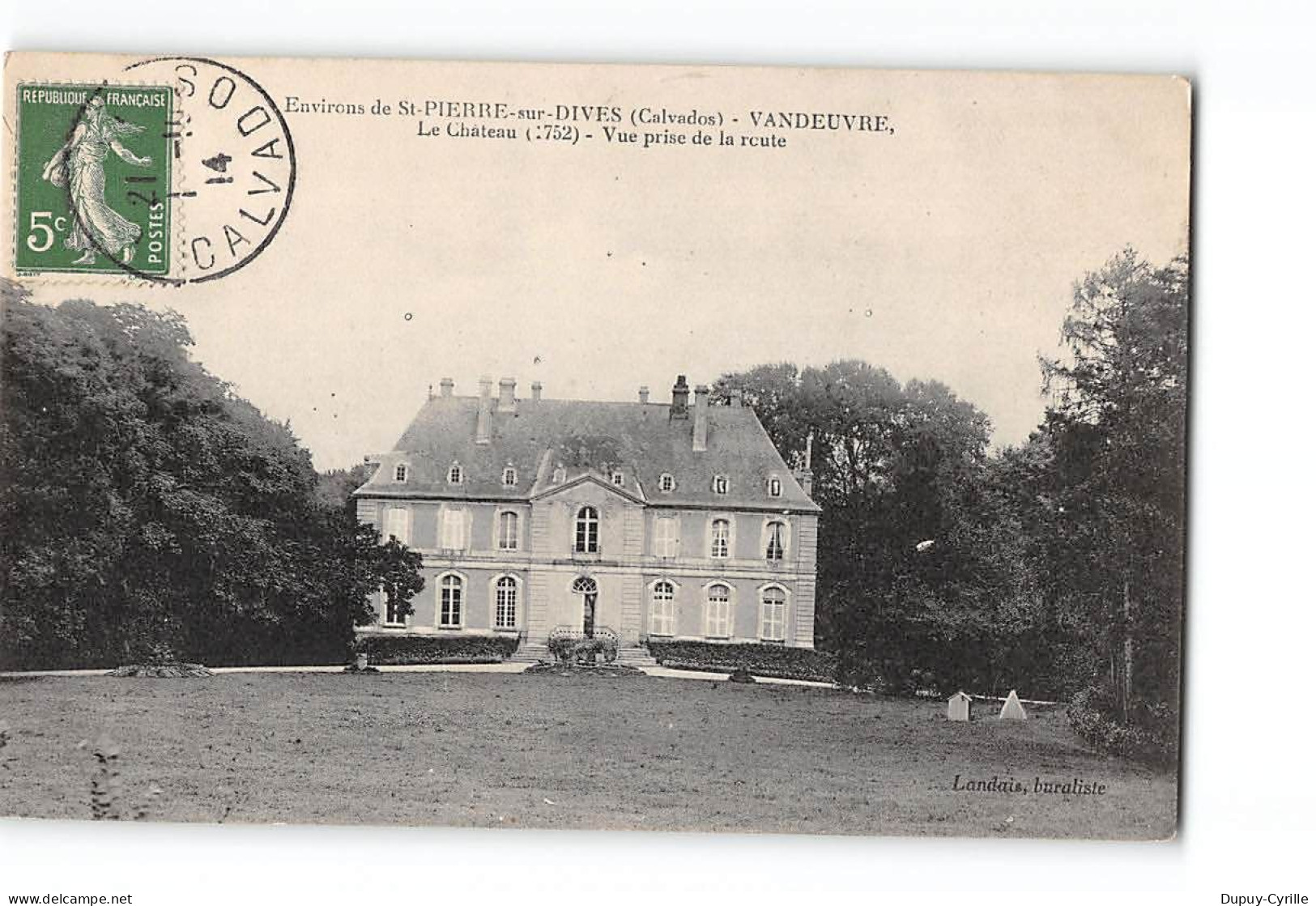 VANDEUVRE - Le Château - Vue Prise De La Route - Très Bon état - Sonstige & Ohne Zuordnung