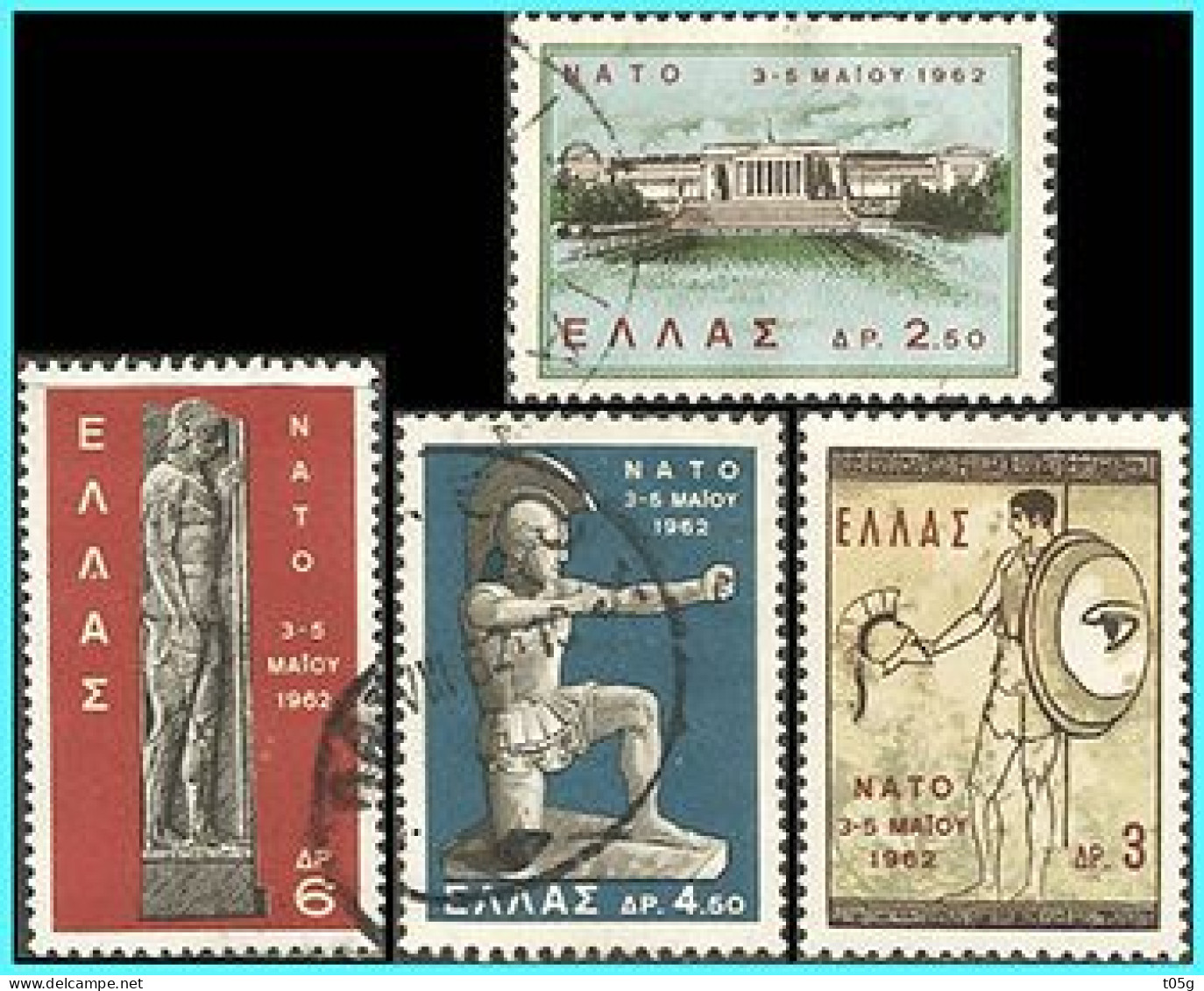 GREECE-GRECE- HELLAS 1962: "NATO" Compl. Set Used - Oblitérés