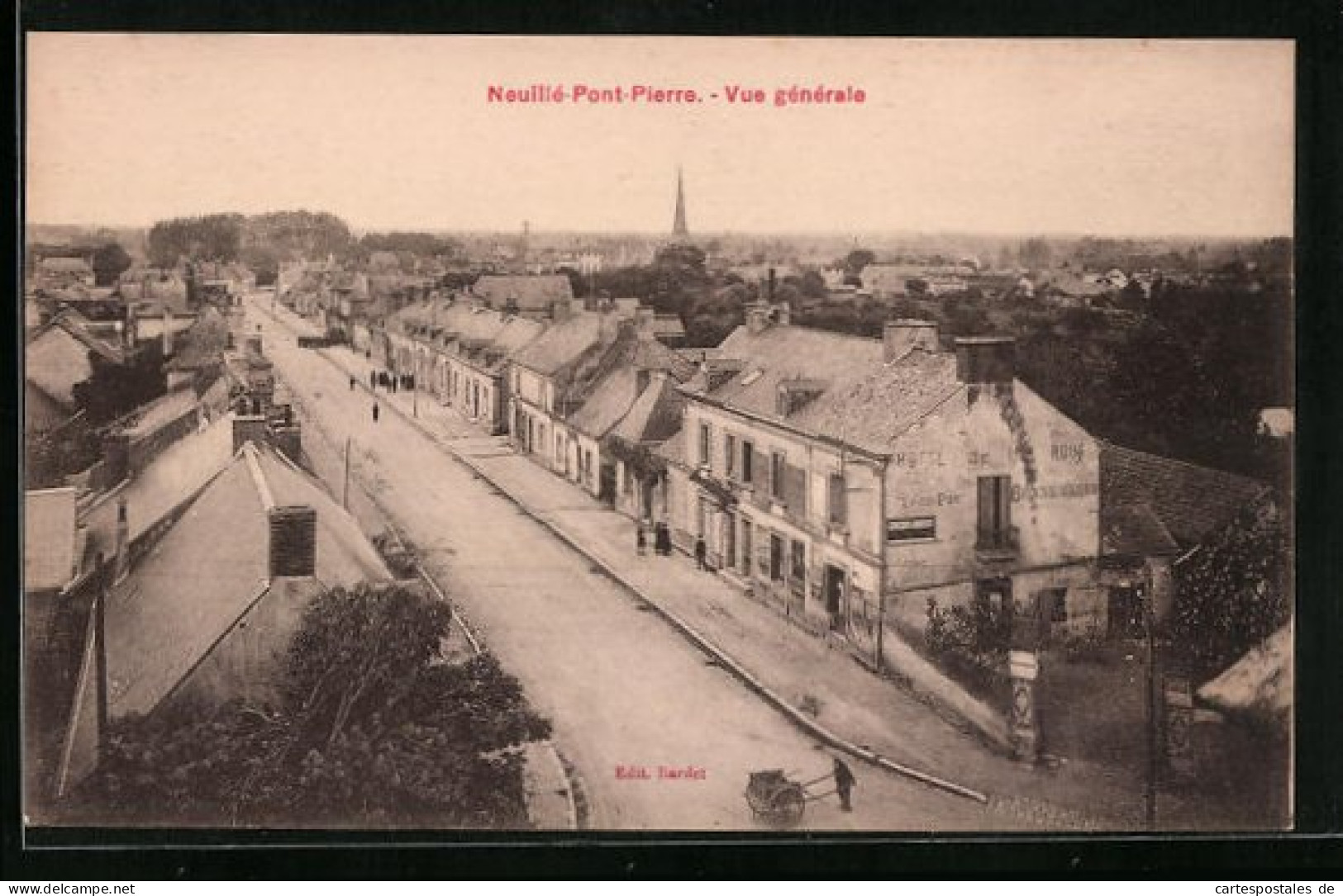 CPA Neuillé-Pont-Pierre, Vue Générale  - Neuillé-Pont-Pierre