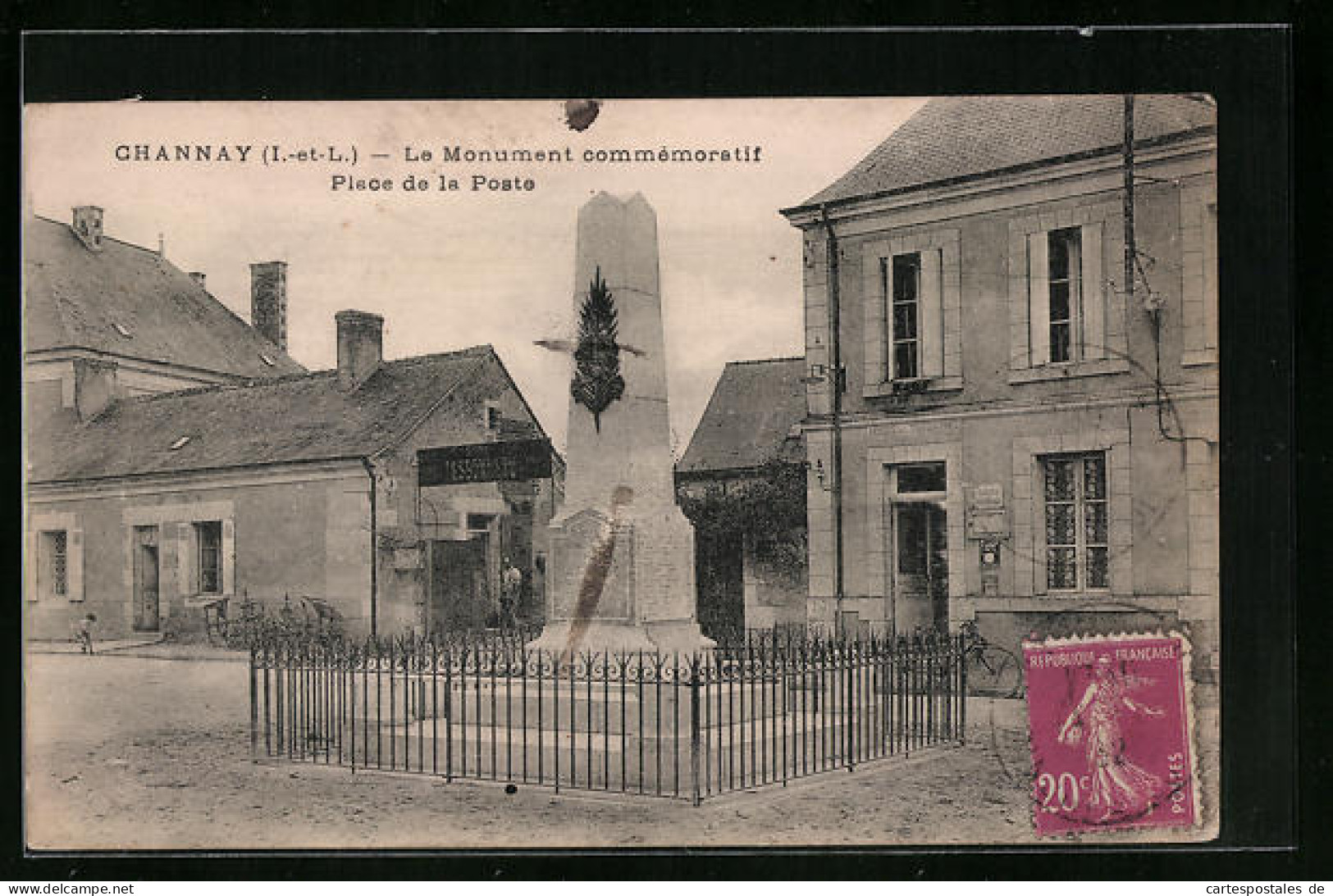 CPA Channay, Le Monument Commémoratif  - Other & Unclassified