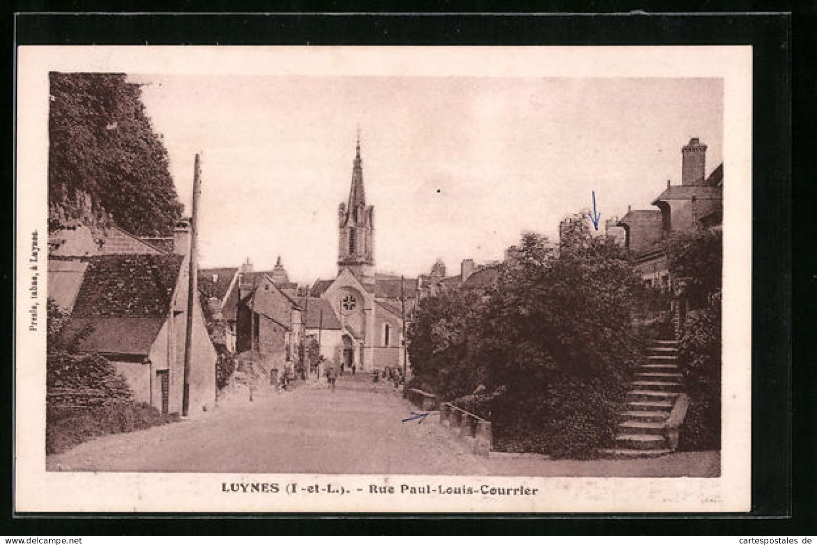 CPA Luynes, Rue Paul-Louis-Courrier  - Luynes