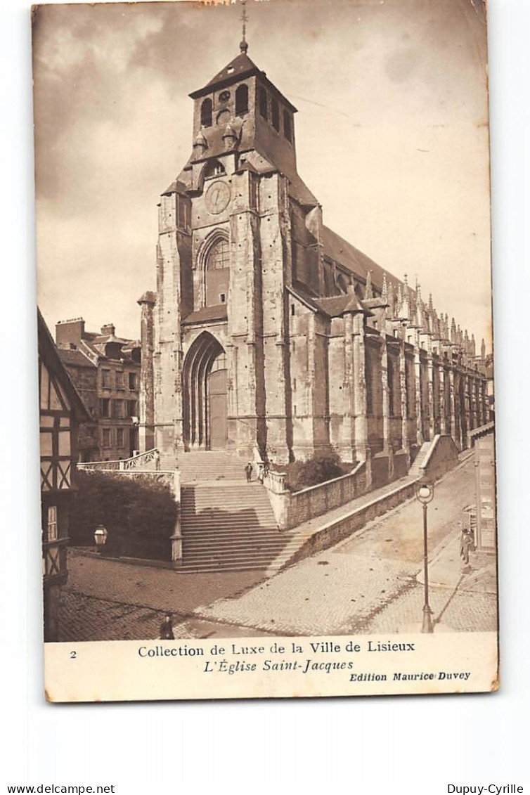 Collection De Luxe De La Ville De LISIEUX - L'Eglise Saint Jacques - état - Lisieux