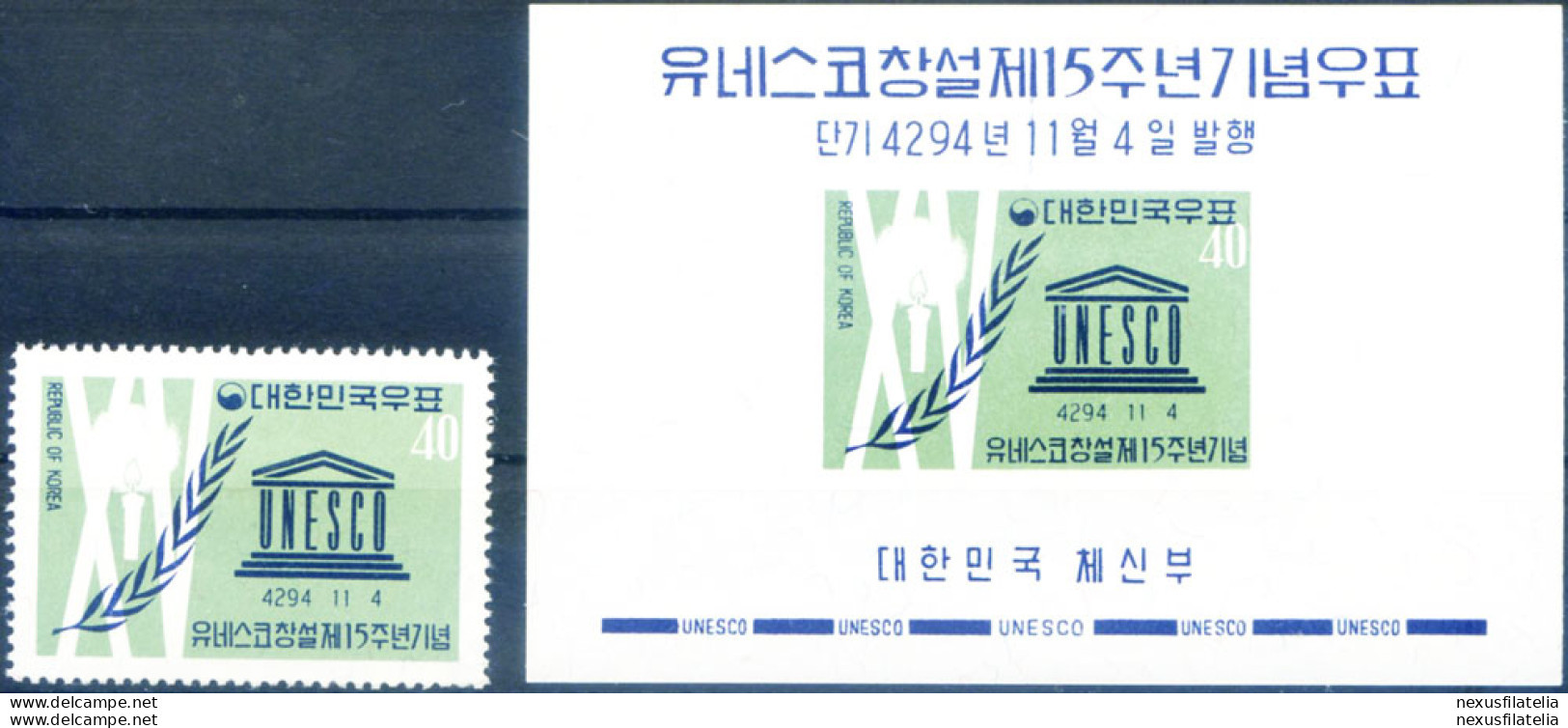 Unesco 1961. - Corée Du Sud