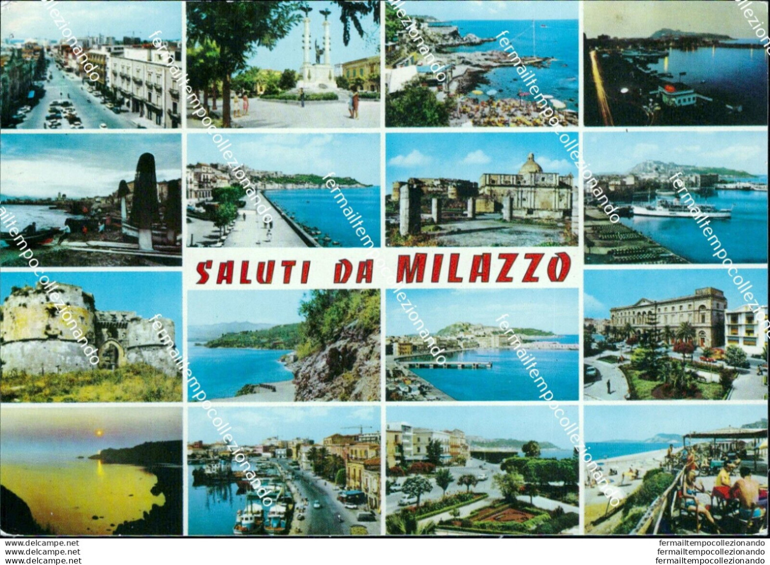 Bn309 Cartolina Saluti Da Milazzo Provincia Di Messina - Messina