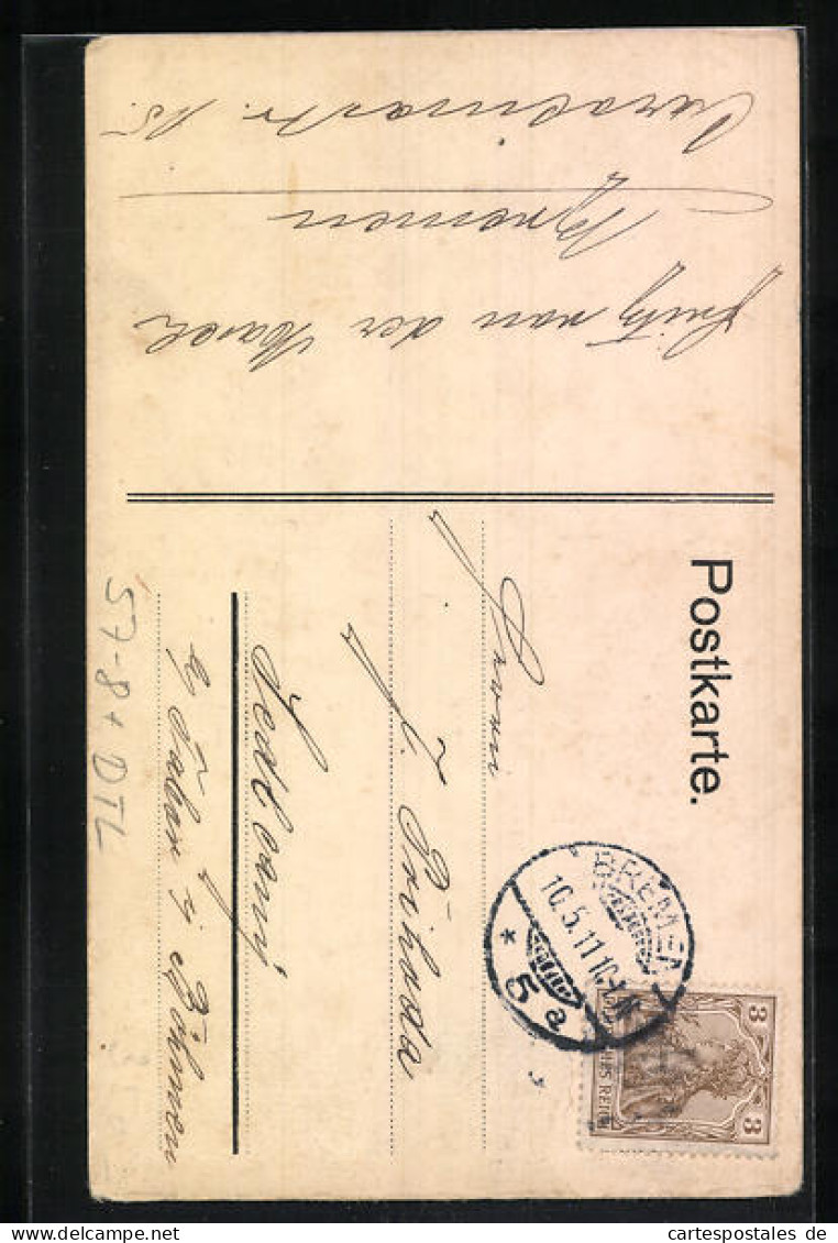 AK Bremen, Margareten-Tag 1911, Vase Voller Blumen  - Other & Unclassified